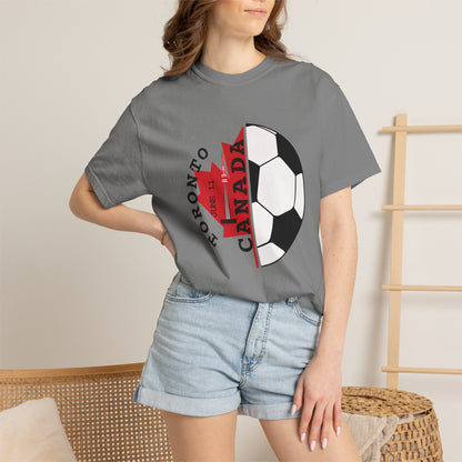 Toronto Soccer Maple Leaf T-shirt | Canada Fan Gear, June 11 Souvenir