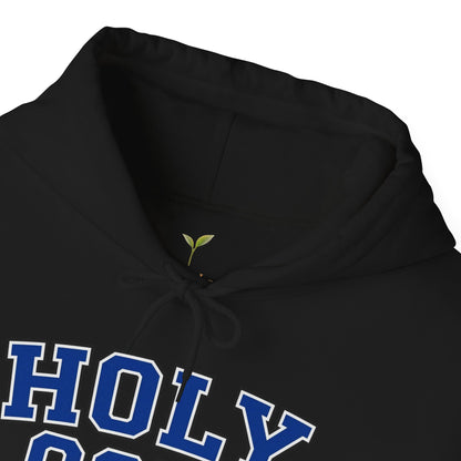 Holy Cow Collegiate Hoodie — Retro Mascot Letterman Style
