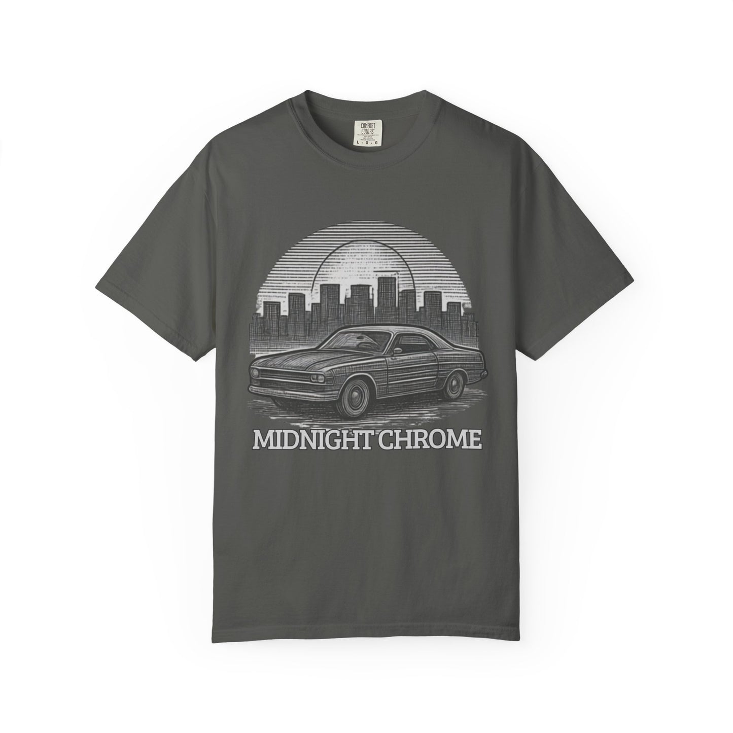 Midnight Chrome Classic Coupe Vintage Car T-Shirt