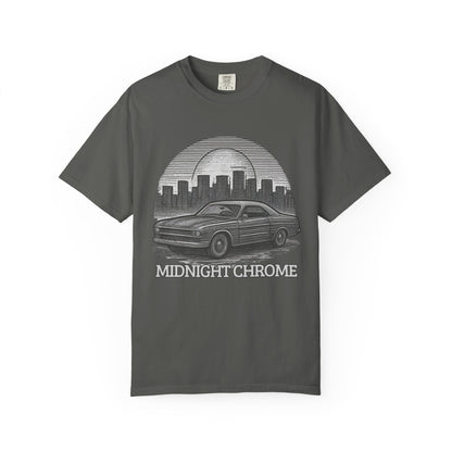 Midnight Chrome Classic Coupe Vintage Car T-Shirt