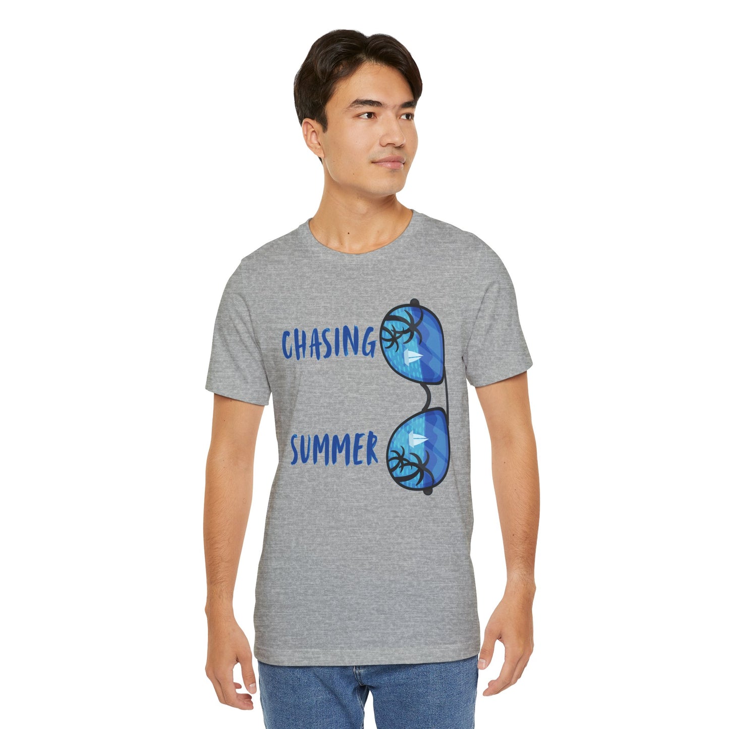 Chasing Summer Sunglasses Tee — Beach Vacation T-Shirt