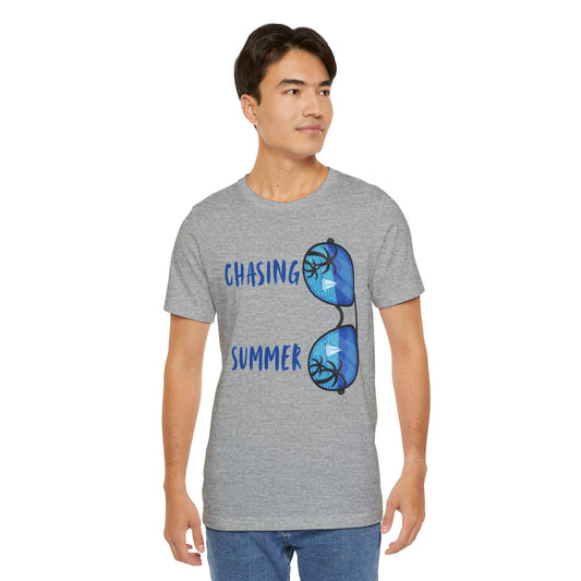 Chasing Summer Sunglasses Tee — Beach Vacation T-Shirt