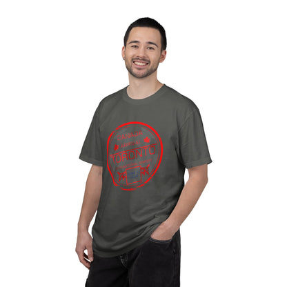 Toronto Soccer Arrival Passport Stamp T-Shirt — July 11, 2026