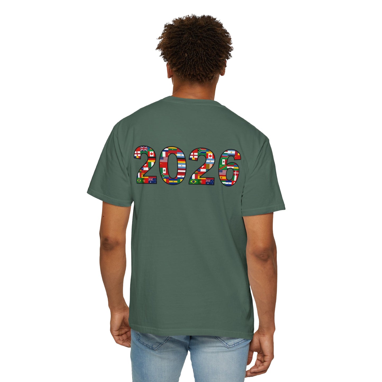 2026 World Soccer Vintage Tee — International Flag Fan T-shirt