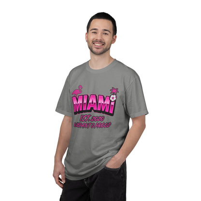 Miami Est 2020 Flamingo Soccer T-Shirt