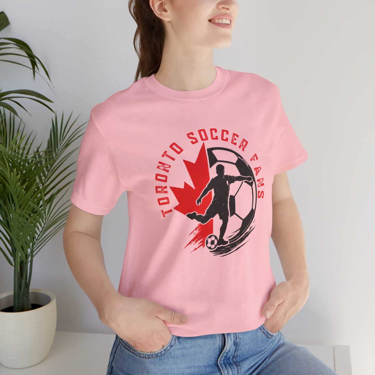 Toronto Soccer Canada Maple Leaf Football Tee | Toronto FC Fan Shirt