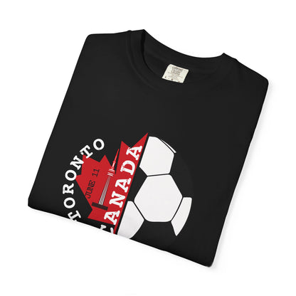 Toronto Soccer Maple Leaf T-shirt | Canada Fan Gear, June 11 Souvenir