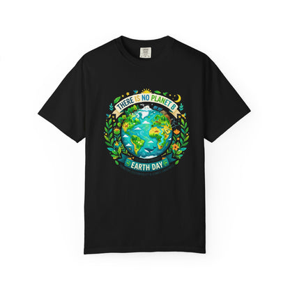 Earth Day T-Shirt — "There Is No Planet B" Eco Floral Earth Illustration