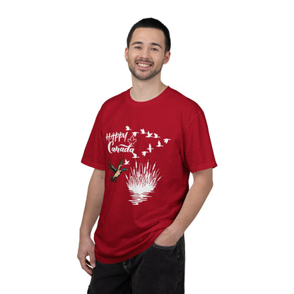 Canada Day Flying Geese T-Shirt — Wildlife Nature Celebration Tee