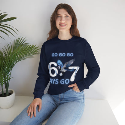 Go Jays Go! Baseball Fan Crewneck Sweatshirt