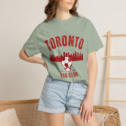 Toronto Soccer Fan Club Retro Skyline T-Shirt — 2026 Comfort Colors Tee