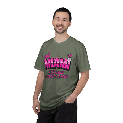 Miami Est 2020 Flamingo Soccer T-Shirt
