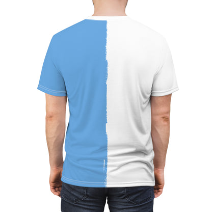 Argentina Soccer Fan Shirt 2026 — Por La 4ta Blue & White Tee