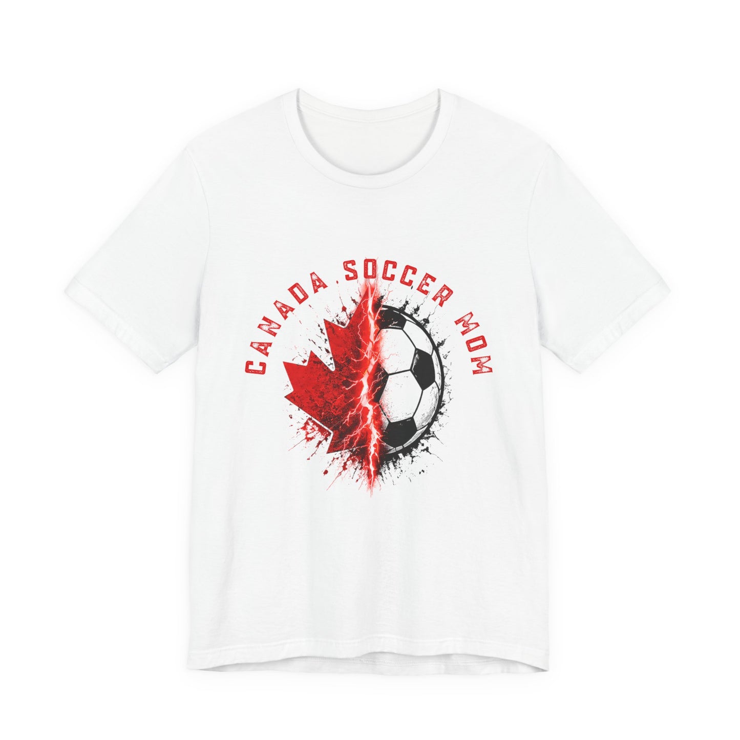 A Gift for her: Canada Soccer Mom Maple Leaf Tee | Soccer Mom T-Shirt