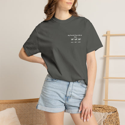 My Team My Time Mom T-Shirt — Personalized Mom Gift