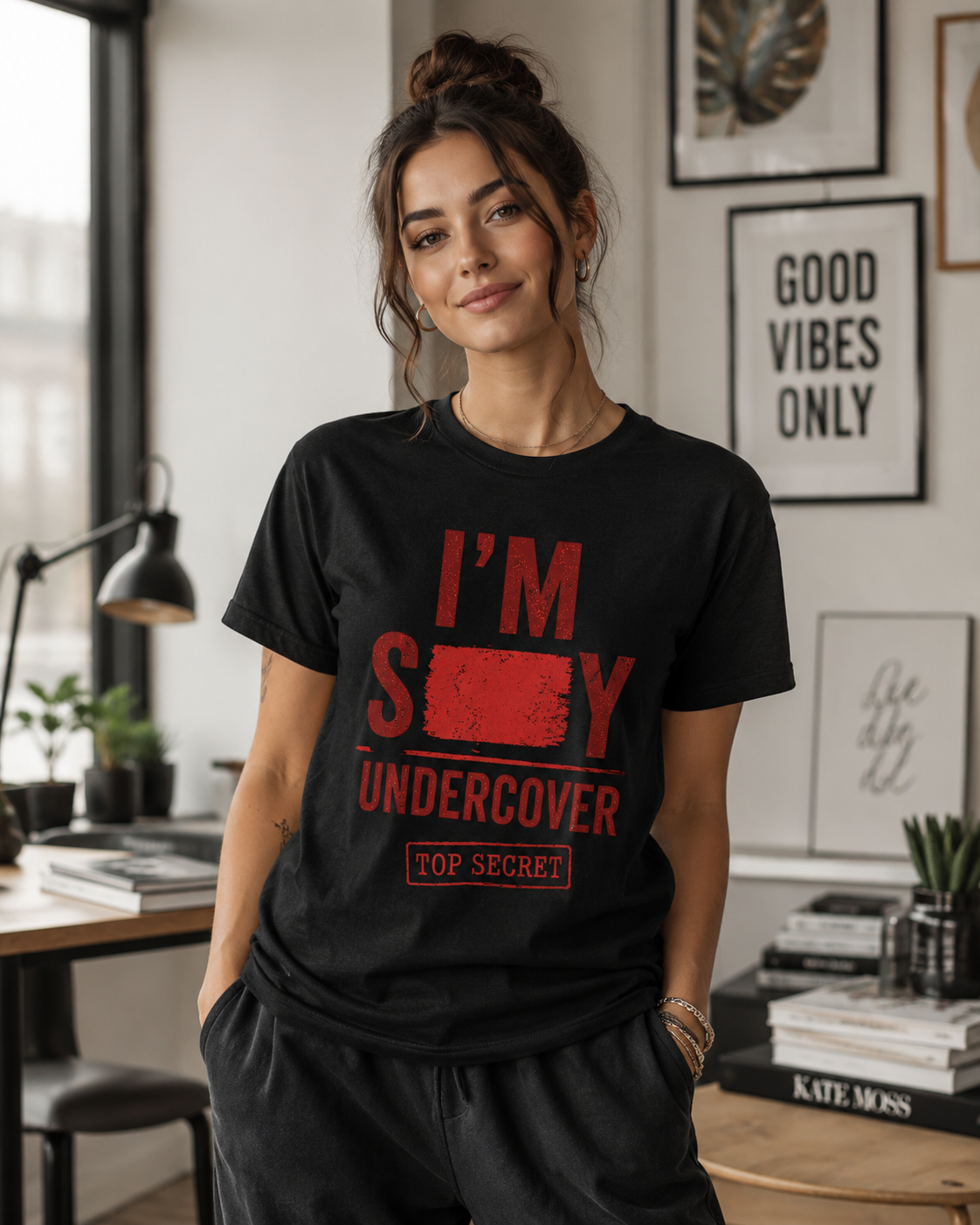 I'm Sexy Undercover — Funny Secret Agent Graphic Tee