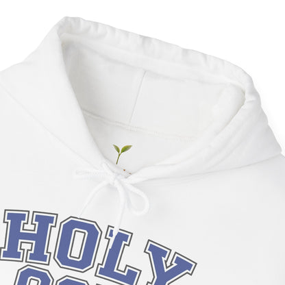 Holy Cow Collegiate Hoodie — Retro Mascot Letterman Style