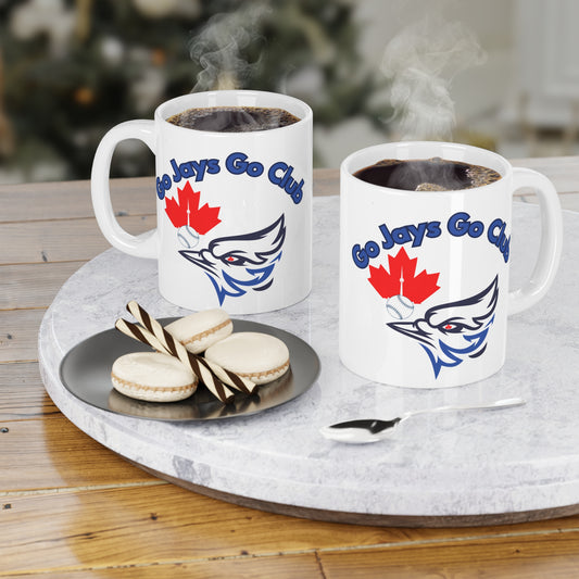Go Jays Go Ceramic Mug — Toronto Baseball Fan Gift (11/15/20oz)