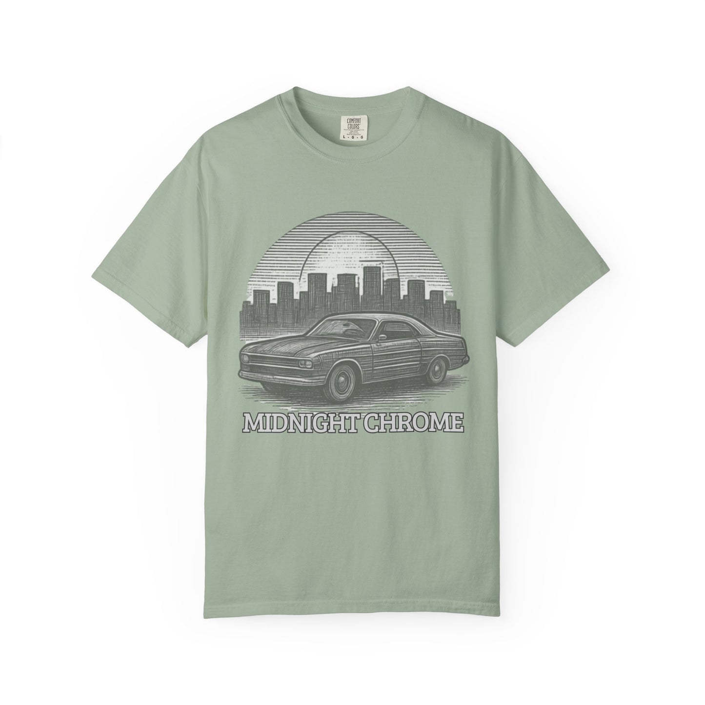Midnight Chrome Classic Coupe Vintage Car T-Shirt