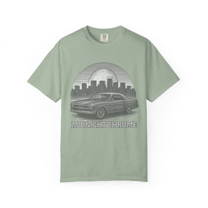 Midnight Chrome Classic Coupe Vintage Car T-Shirt