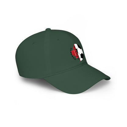 Canada Soccer Dad Cap — Toronto Maple Leaf Soccer Ball Embroidered Hat
