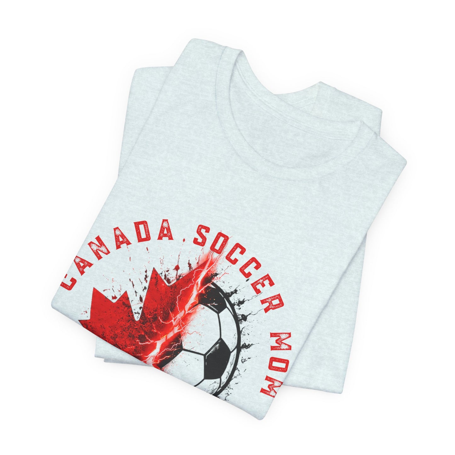 A Gift for her: Canada Soccer Mom Maple Leaf Tee | Soccer Mom T-Shirt