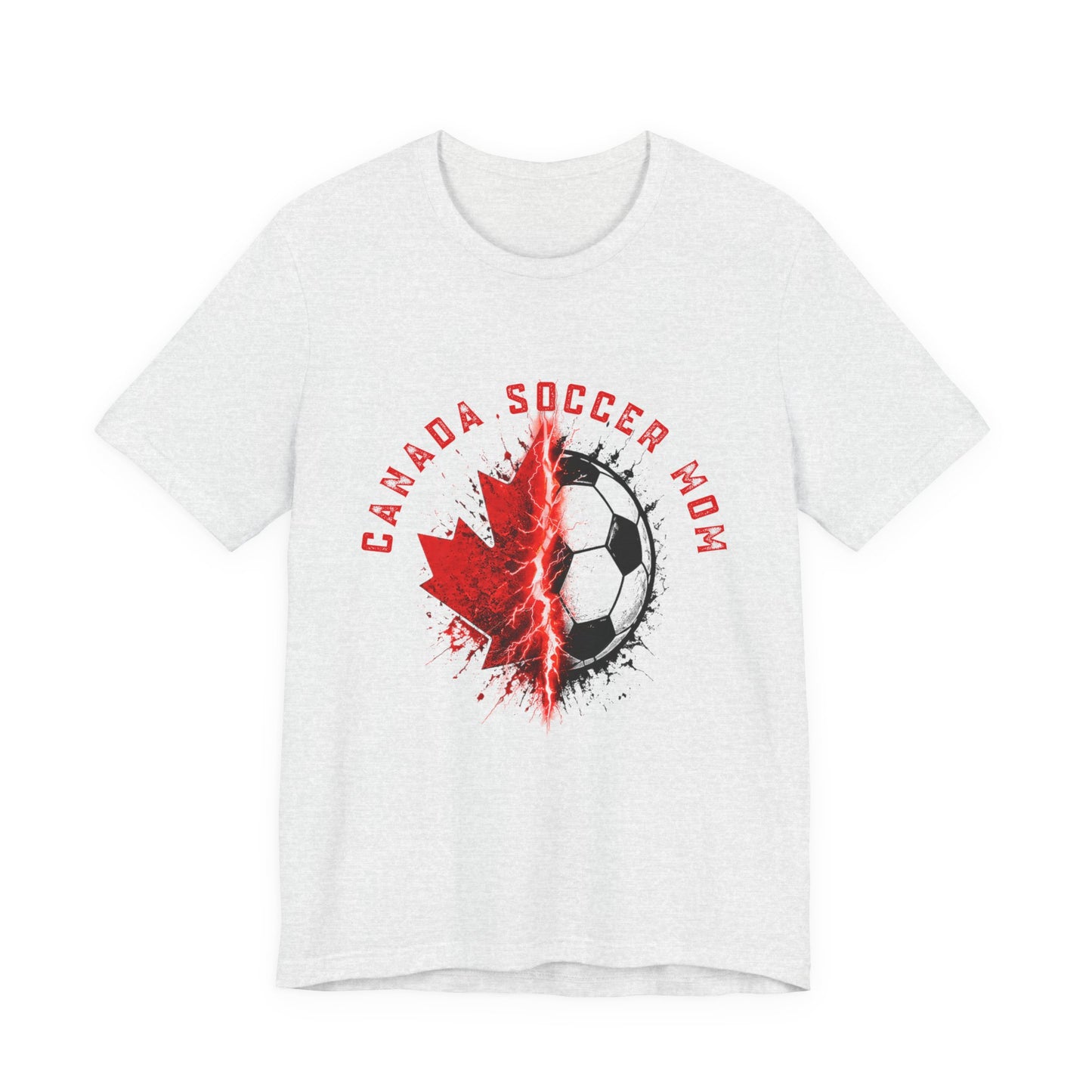 A Gift for her: Canada Soccer Mom Maple Leaf Tee | Soccer Mom T-Shirt