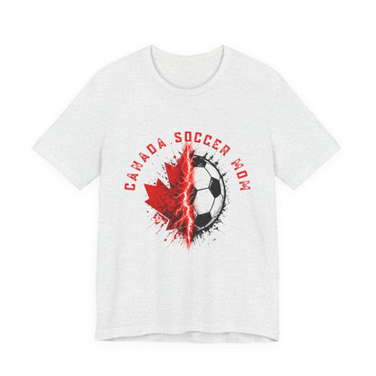 A Gift for her: Canada Soccer Mom Maple Leaf Tee | Soccer Mom T-Shirt