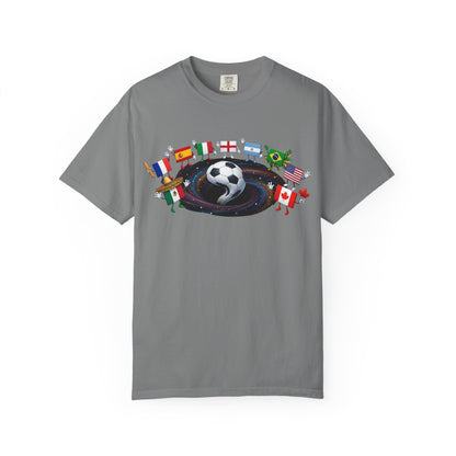 2026 World Soccer Vintage Tee — International Flag Fan T-shirt