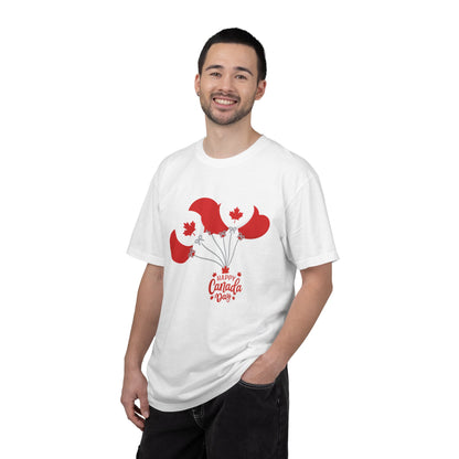 Canada Day Maple Leaf Balloons T-Shirt — Canada Day Celebration Tee