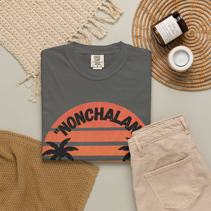 Finally Off Duty T-Shirt — Retro Palm Hammock Graphic Tee