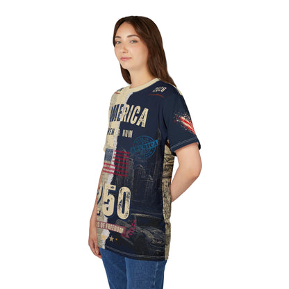 America Then & Now 1776-2026 Bicentennial Tee | Patriotic USA History Shirt