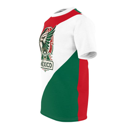 Mexico Soccer Fan Shirt | Eagle-Inspired Red White Green Game Day Tee