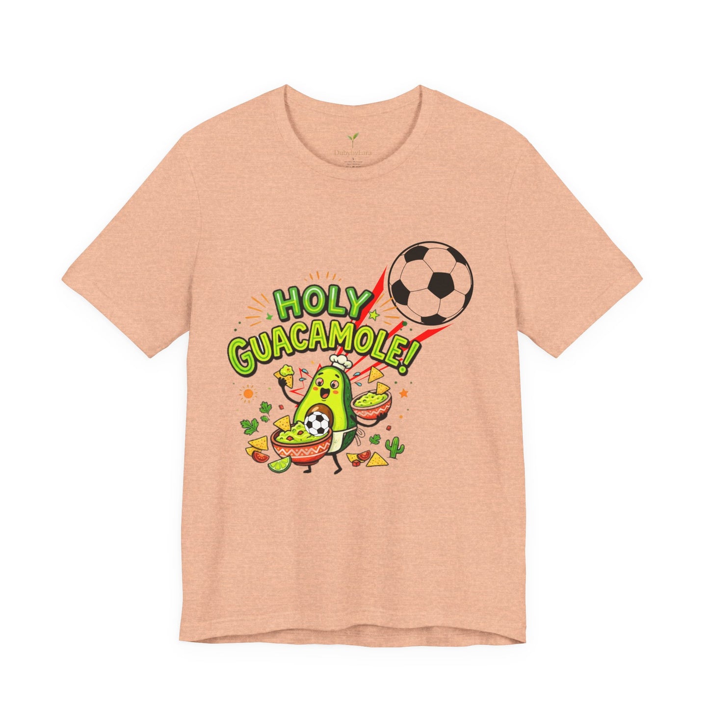 Holy Guacamole Soccer T-Shirt — Funny Avocado Football Fan Tee