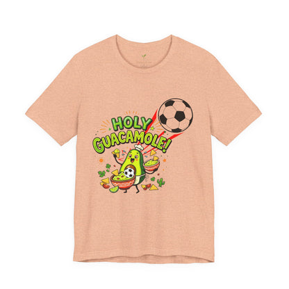 Holy Guacamole Soccer T-Shirt — Funny Avocado Football Fan Tee