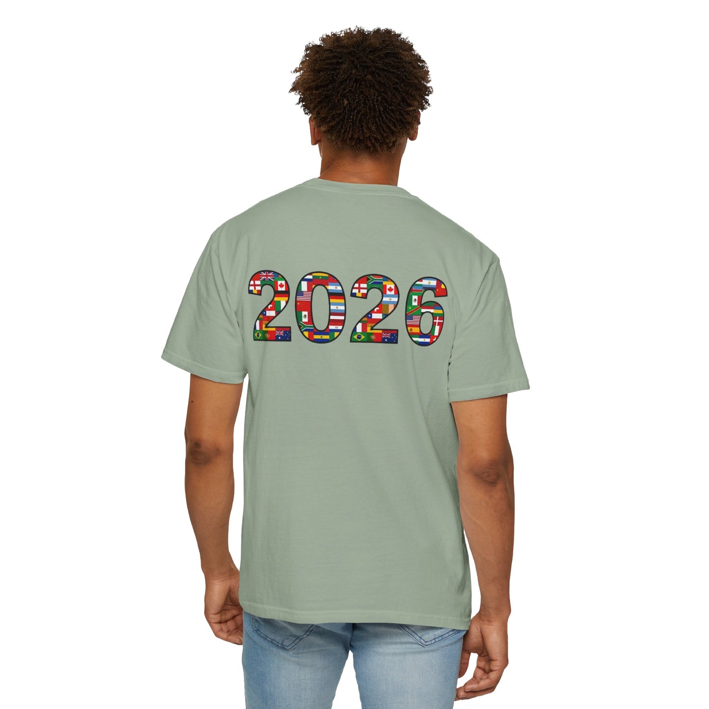2026 World Soccer Vintage Tee — International Flag Fan T-shirt