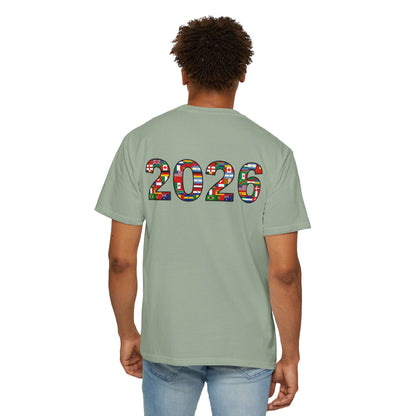 2026 World Soccer Vintage Tee — International Flag Fan T-shirt