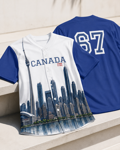 Canada Heritage Jersey | Roots & Home 67 Sports Fan Shirt | Multicultural Canada Game Day Jersey