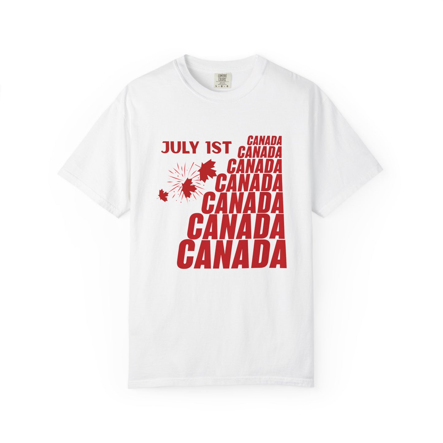 Canada Day Maple Leaf T-Shirt — Patriotic July 1st Celebration Tee