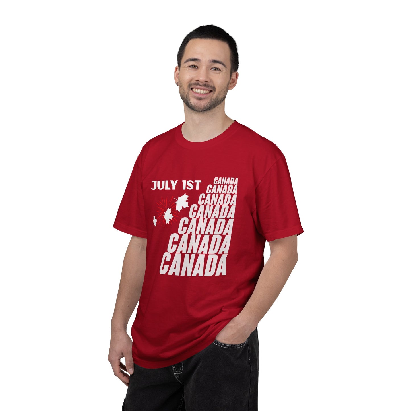 Canada Day Maple Leaf T-Shirt — Patriotic July 1st Celebration Tee