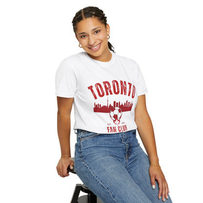 Toronto Soccer Fan Club Retro Skyline T-Shirt — 2026 Comfort Colors Tee