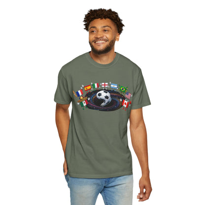 2026 World Soccer Vintage Tee — International Flag Fan T-shirt