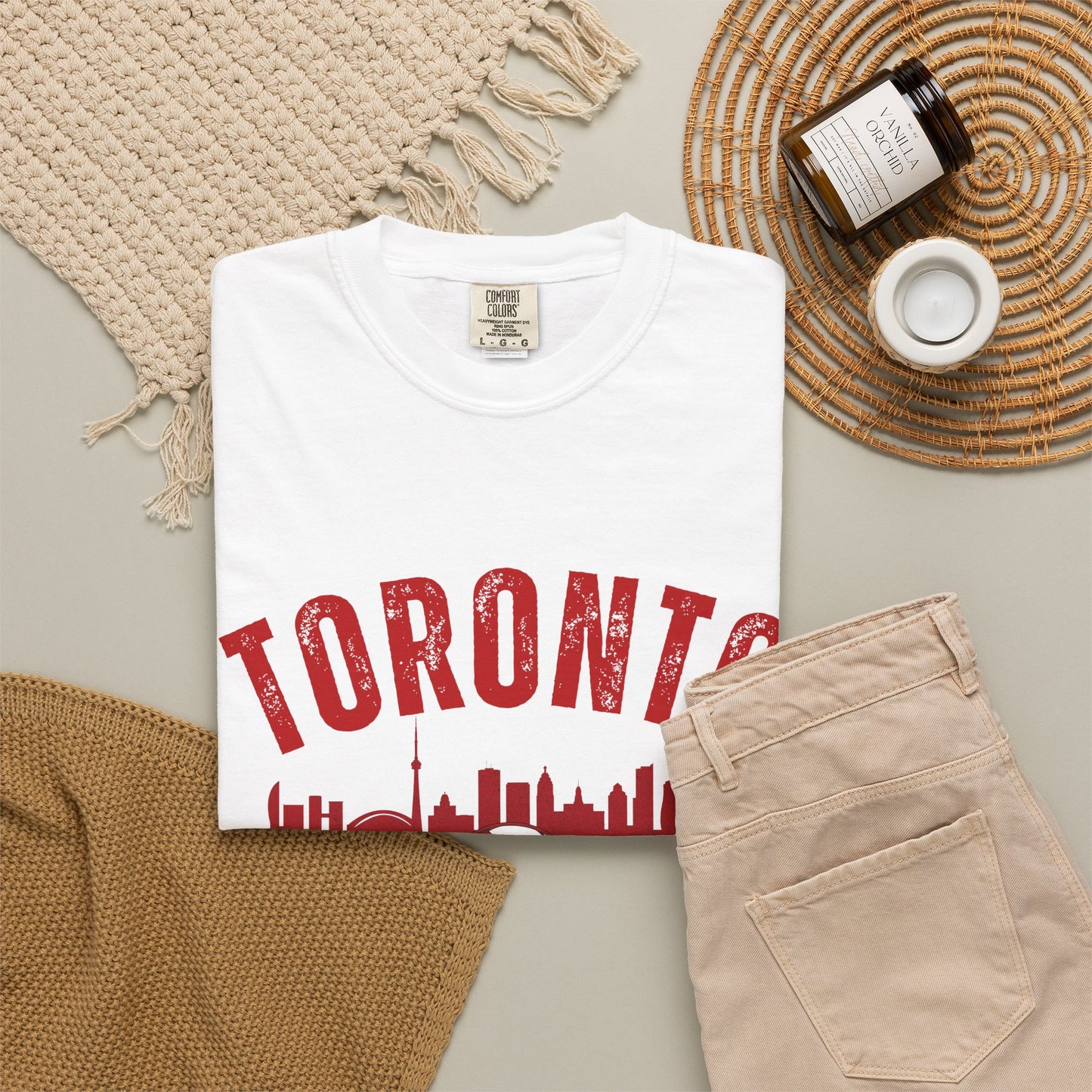 Toronto Soccer Fan Club Retro Skyline T-Shirt — 2026 Comfort Colors Tee