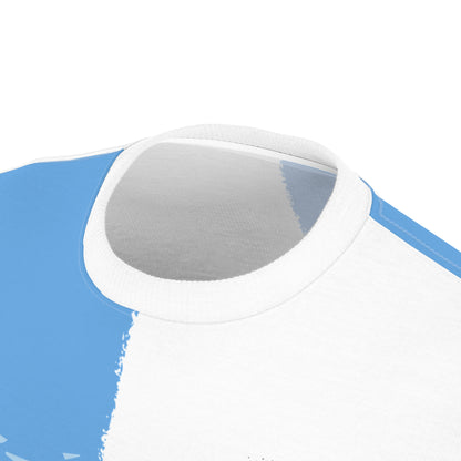 Argentina Soccer Fan Shirt 2026 — Por La 4ta Blue & White Tee