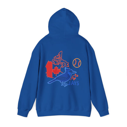 Toronto Blue Jays Baseball Hoodie — Go Jays Fan Sweatshirt, Canadian Baseball Gift