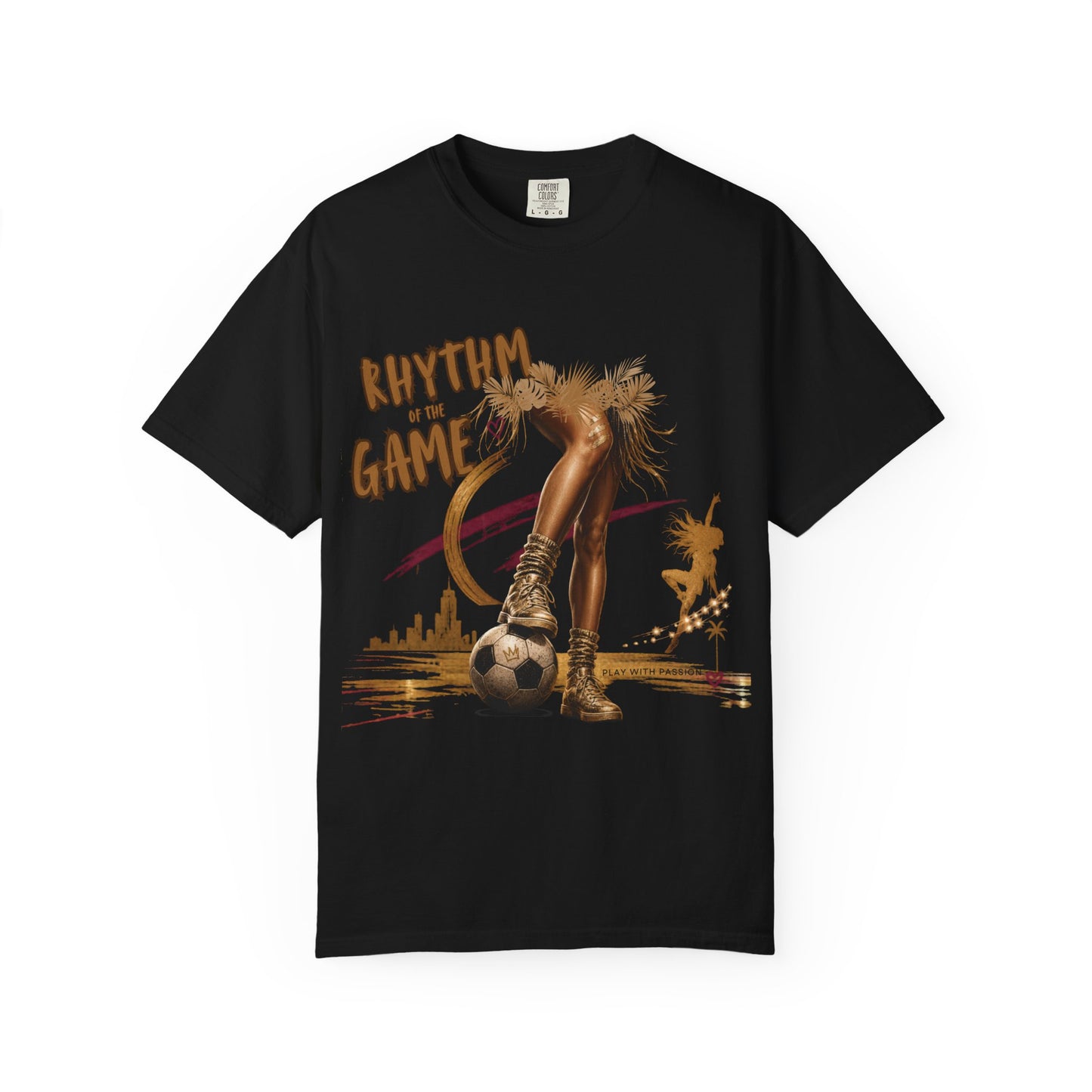 Rhythm of the Game Soccer Graphic T-shirt | Vintage Football Fan Tee