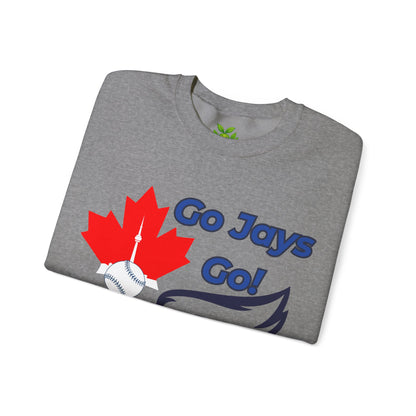 Go Jays Go Canada Crewneck Sweatshirt — Cozy Canadian Winter Gift