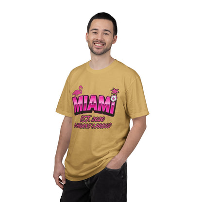 Miami Est 2020 Flamingo Soccer T-Shirt