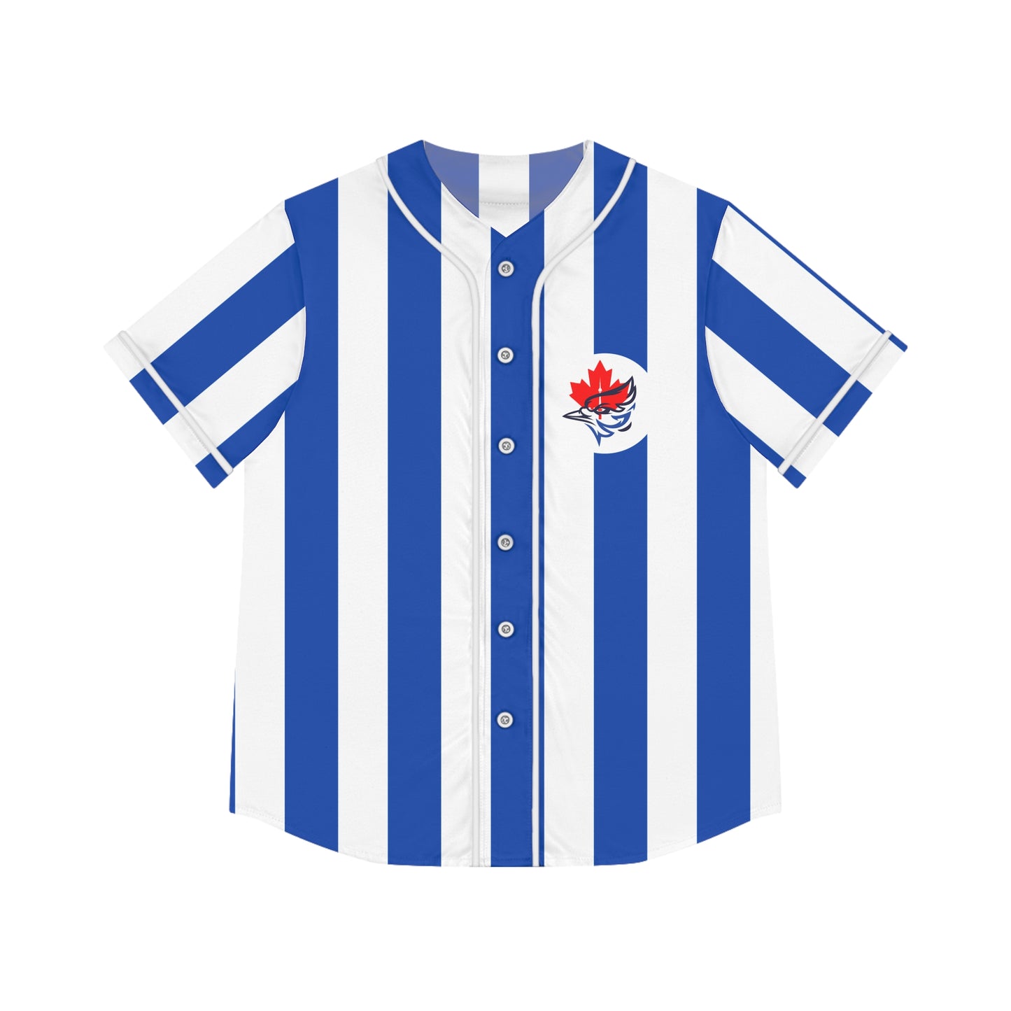 Go Jays Go Club Blue White Striped Baseball Jersey