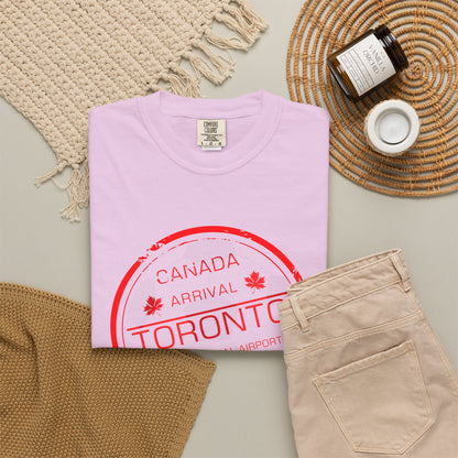 Toronto Soccer Arrival Passport Stamp T-Shirt — July 11, 2026